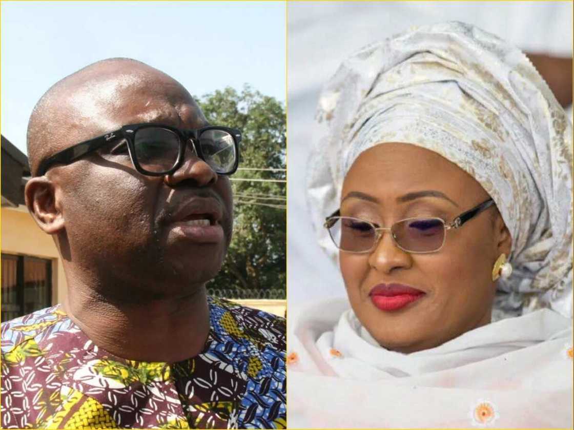Updated: Aisha Buhari sues Fayose; Court makes decision Updated: Aisha Buhari sues Fayose; Court makes decision