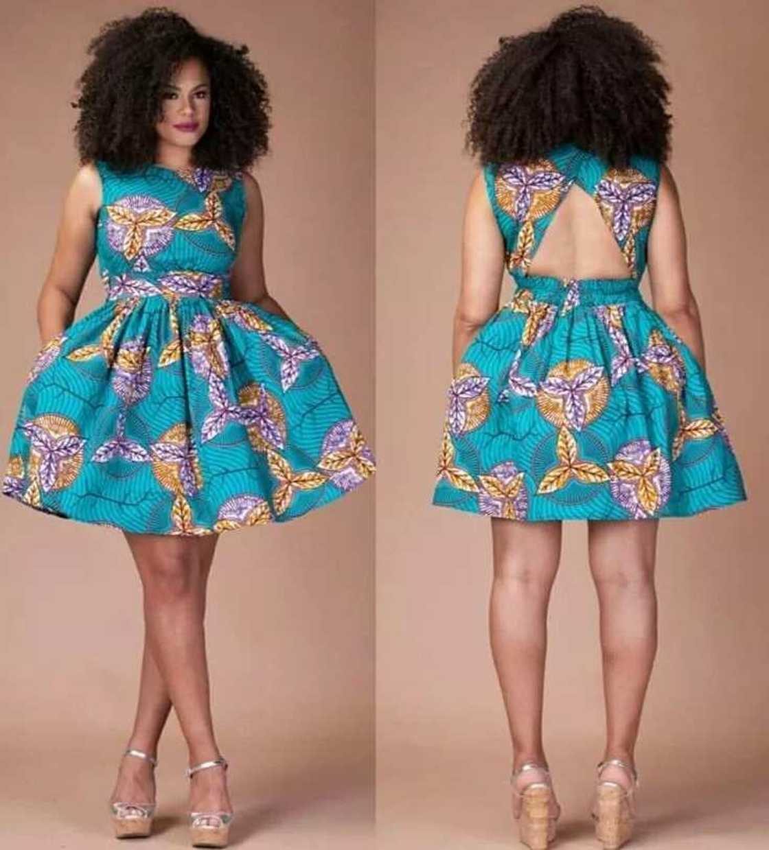 Flowing gowns made with ankara to rock in 2018