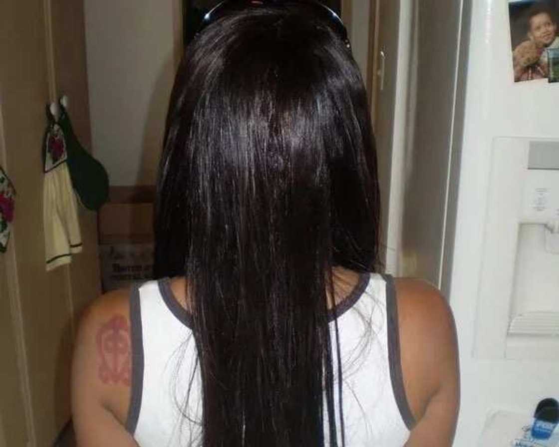 woman with long hair woman with long hair