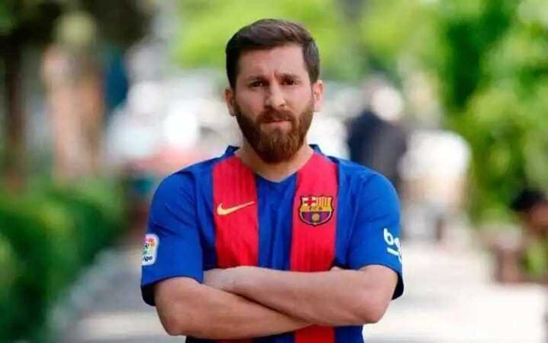 Mai kama da Messi ya shiga hannun 'yan sanda a Iran Mai kama da Messi ya shiga hannun 'yan sanda a Iran