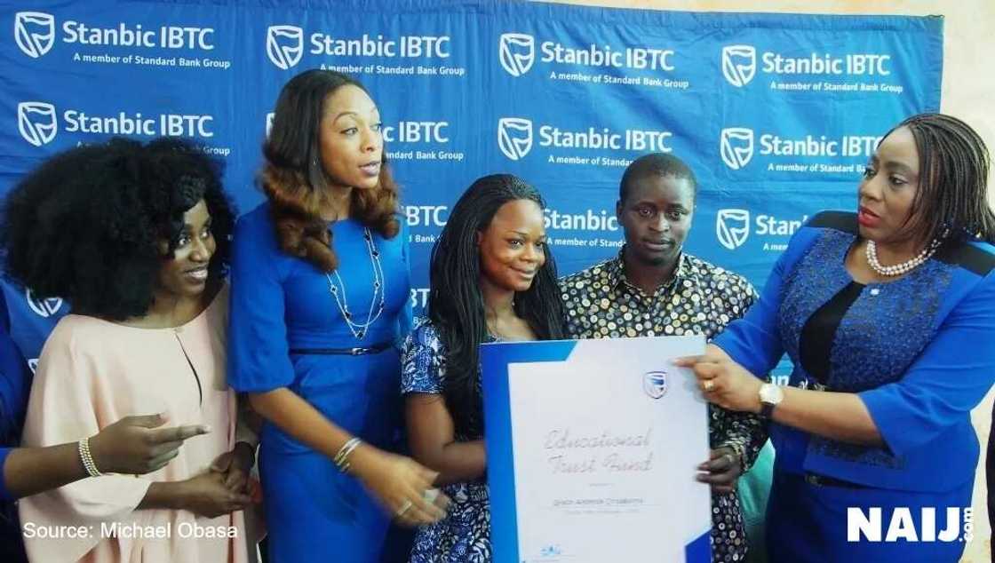 Exclusive: Stanbic IBTC gives Olajumoke's children scholarships Exclusive: Stanbic IBTC gives Olajumoke's children scholarships