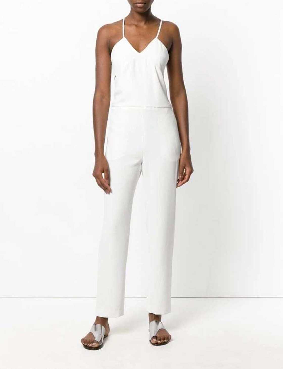 White jumpsuit