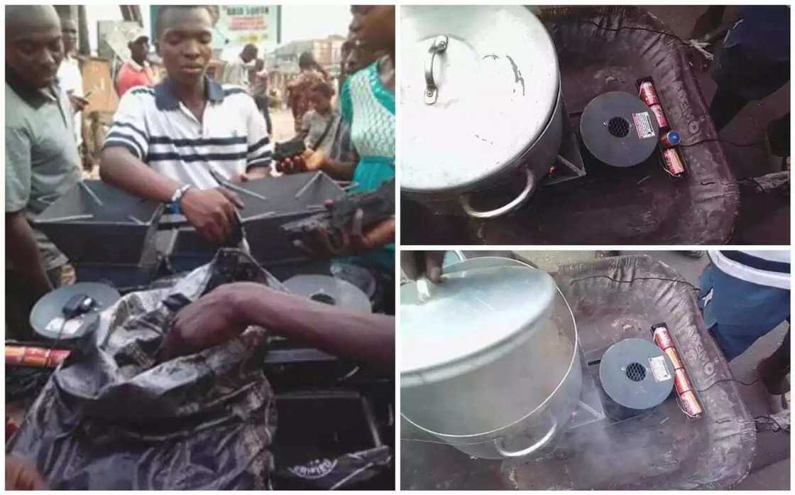 Dan baiwa: Dan shekara 16 ya kera murhu mai amfani da batir Dan baiwa: Dan shekara 16 ya kera murhu mai amfani da batir