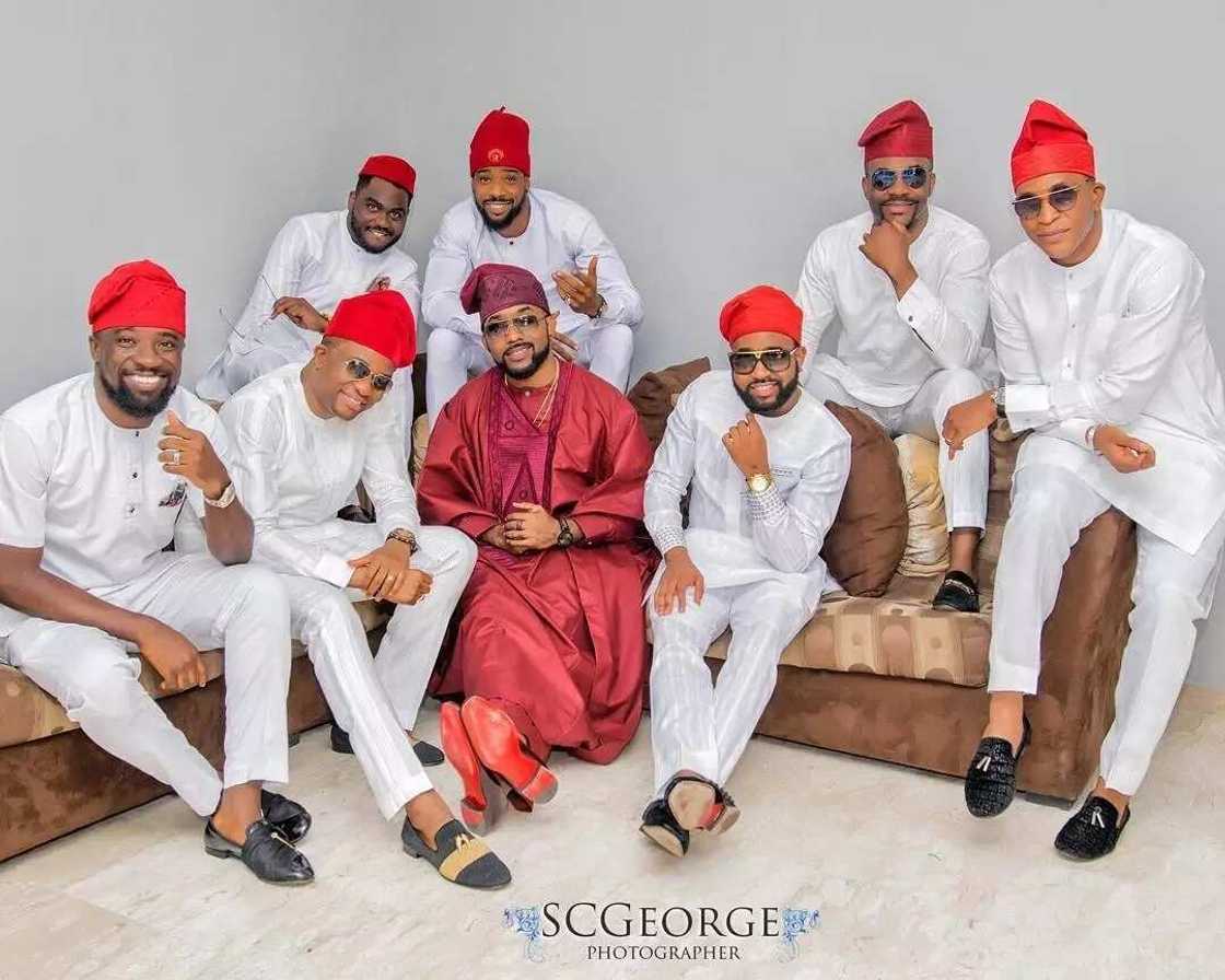 Here are the official photos from Adesua and Banky W’s introduction