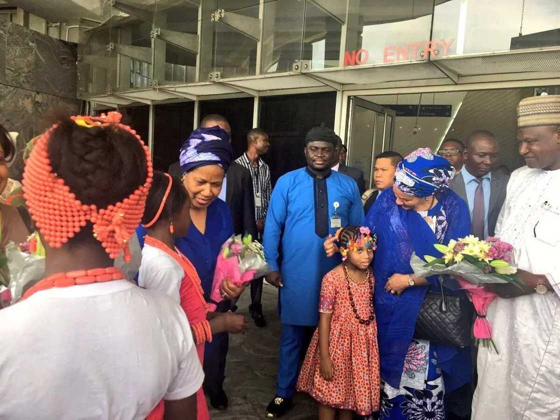 Former minister Amina Mohammed leads team to Acting President Osinbajo Former minister Amina Mohammed leads team to Acting President Osinbajo