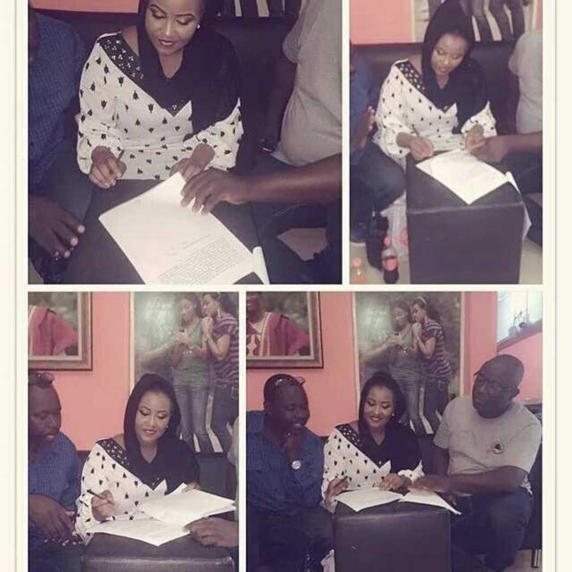 Hadiza Gabon da Adam Zango sun zama jakadu Hadiza Gabon da Adam Zango sun zama jakadu