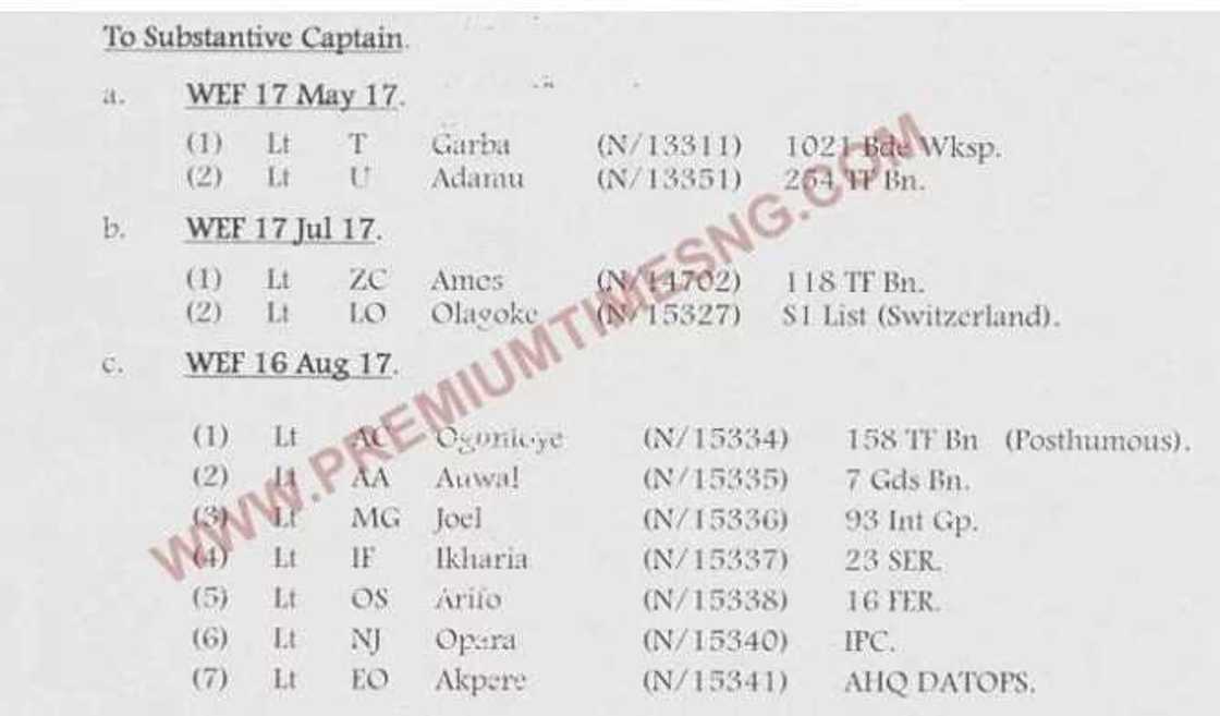 Nigerian Army announces promotion, 468 officers affected Nigerian Army announces promotion, 468 officers affected