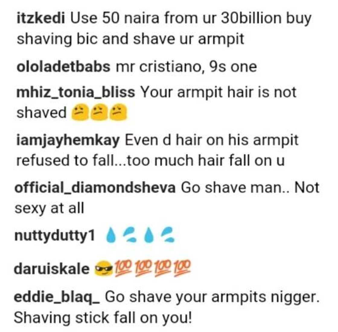 Fans slam Davido because of his hairy armpit (photo) Fans slam Davido because of his hairy armpit (photo)