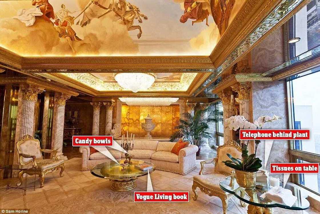 Inside Donald Trump's luxurious penthouse in New York