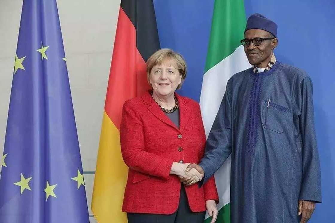 Najeriya za ta karɓi baƙuncin Shugabar 'Kasar Jamus, Merkel a ranar Juma'a Najeriya za ta karɓi baƙuncin Shugabar 'Kasar Jamus, Merkel a ranar Juma'a