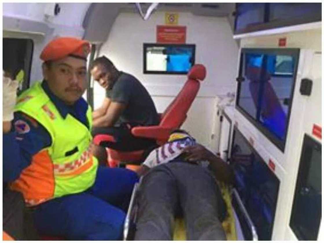 Nigerian in Malaysia suffers tragedy trying to escape from police (photos) Nigerian in Malaysia suffers tragedy trying to escape from police (photos)