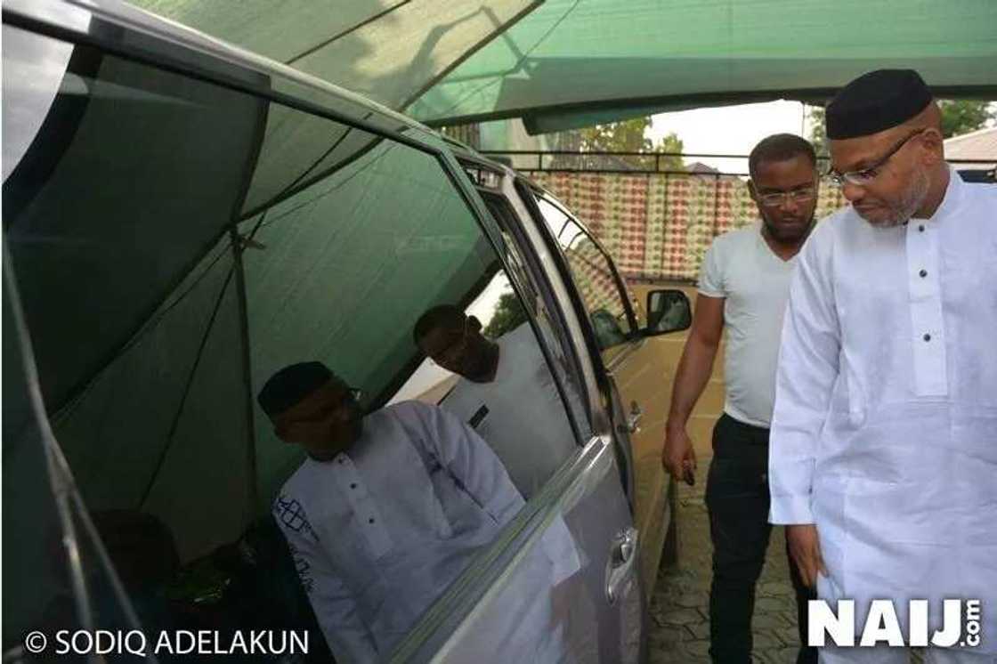 After his release from Kuje Prison, Nnamdi Kanu pays courtesy visit to Femi Fani-Kayode After his release from Kuje Prison, Nnamdi Kanu pays courtesy visit to Femi Fani-Kayode
