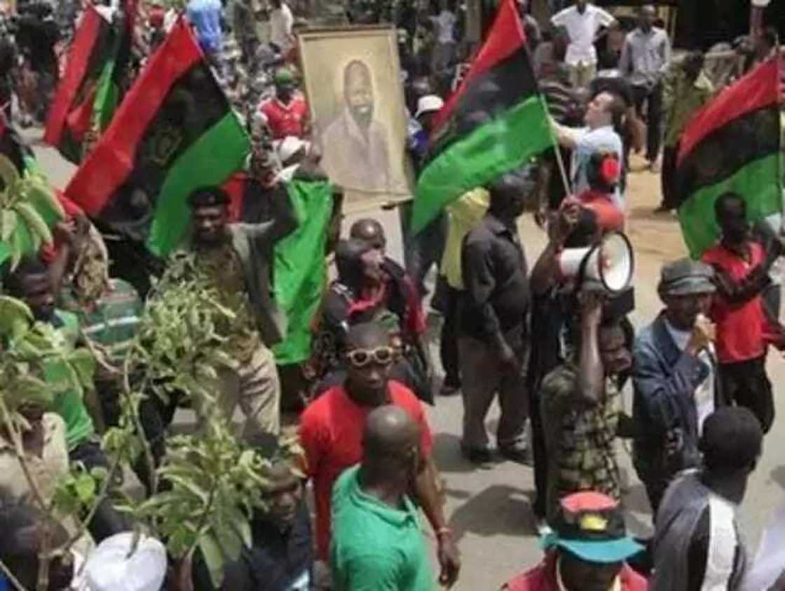 Comrade Uchenna Madu has said the group is past the turning point of relenting on its agitation for Biafra nation. Comrade Uchenna Madu has said the group is past the turning point of relenting on its agitation for Biafra nation.
