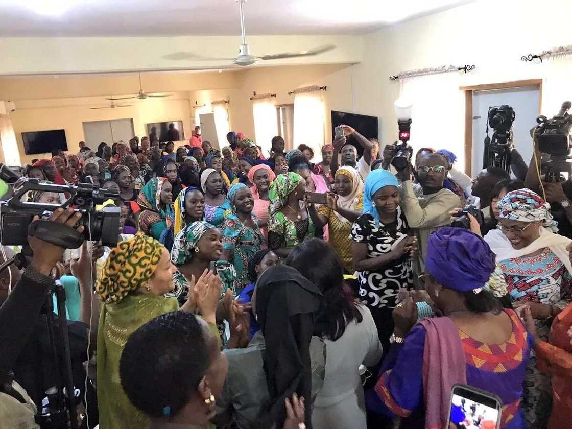 Deputy UN chief Amina Mohammed meets rescued Chibok girls (photos) Deputy UN chief Amina Mohammed meets rescued Chibok girls (photos)