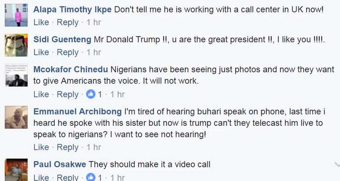 We want to see Buhari, stop the phone calls