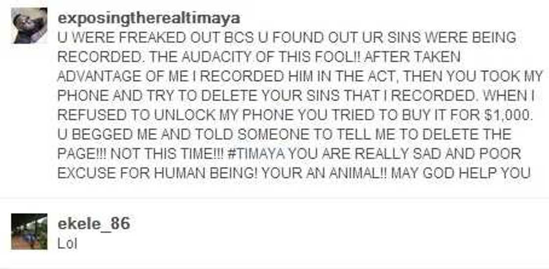 Timaya Faces Condemnation From Fans Timaya Faces Condemnation From Fans