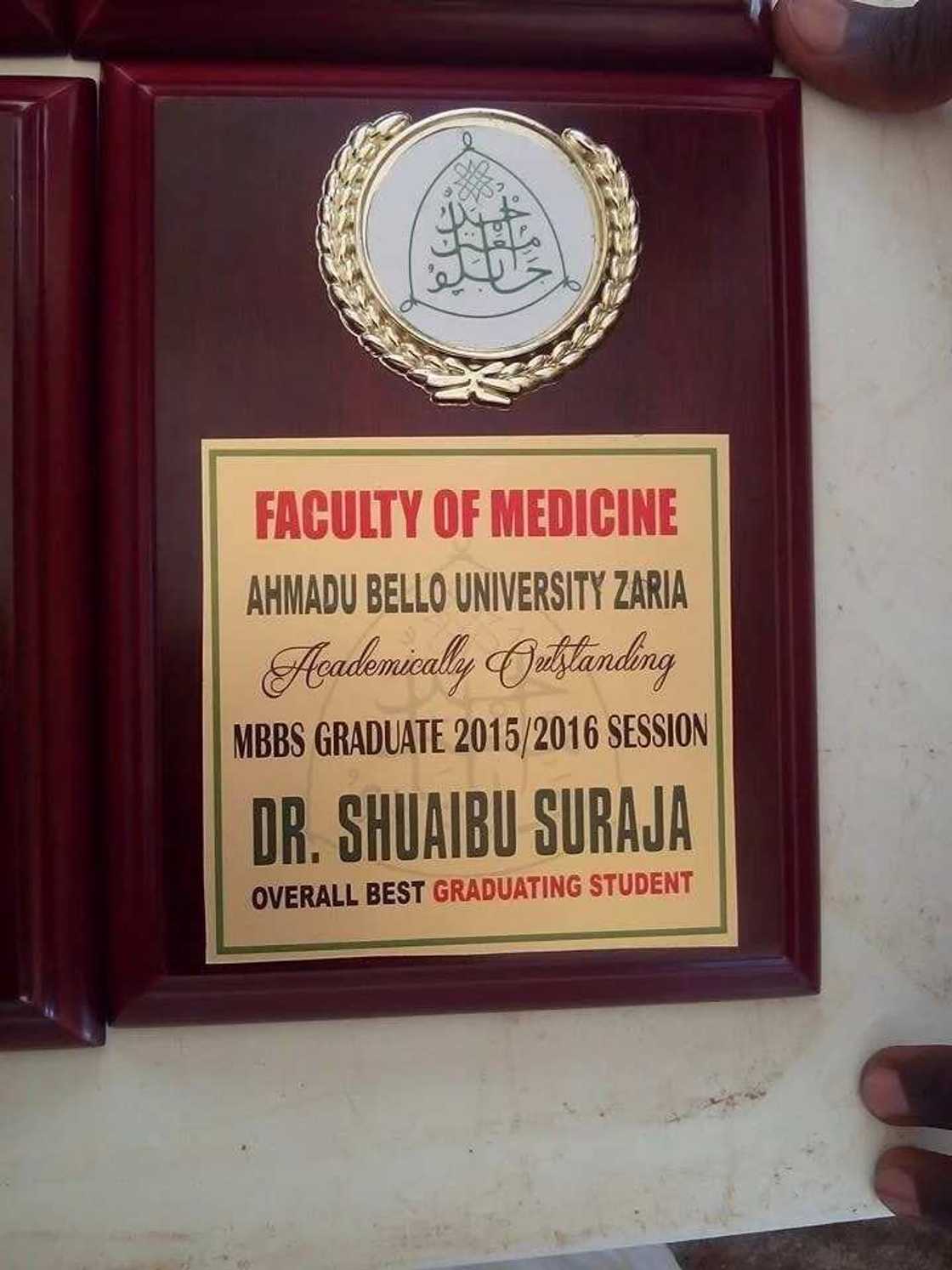 Meet Suraj Shuaibu, the best graduating student of Medicine from ABU Zaria