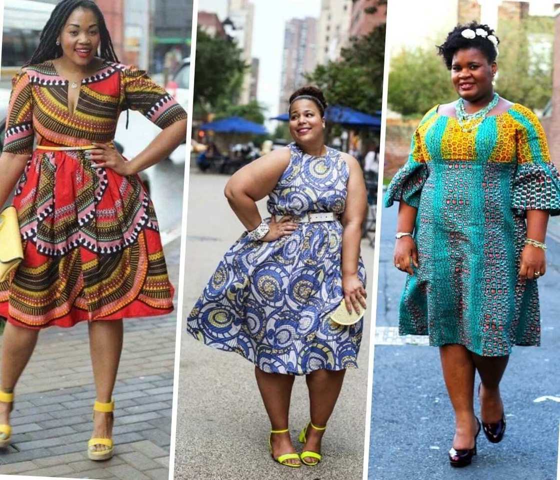 Ankara dresses for plus size ladies Legit.ng