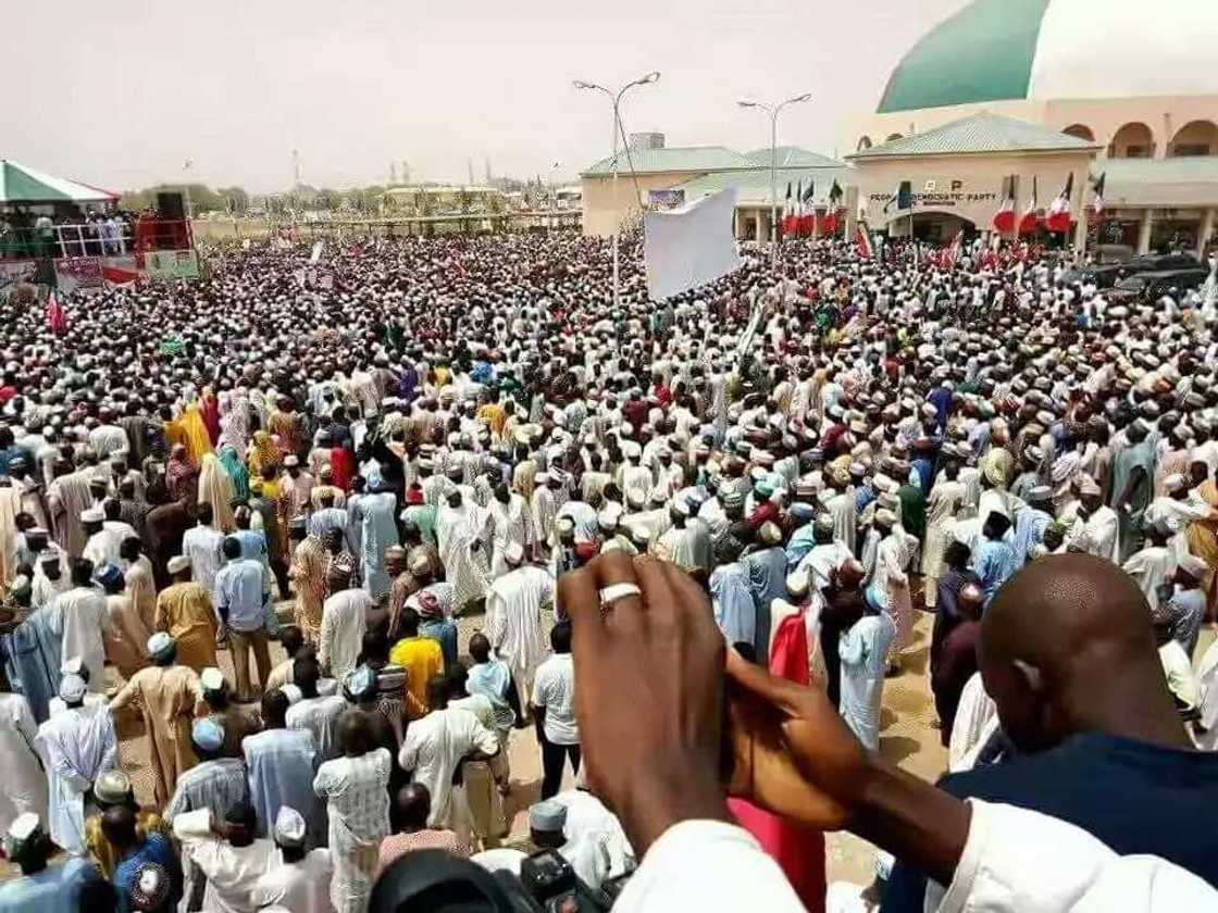 Hotuna daga gangamin taron jam'iyyar PDP a jihar Katsina Hotuna daga gangamin taron jam'iyyar PDP a jihar Katsina