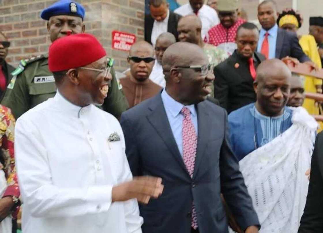 Governor Okowa, Obaseki plead for support for Acting President Yemi Osibanjo Governor Okowa, Obaseki plead for support for Acting President Yemi Osibanjo