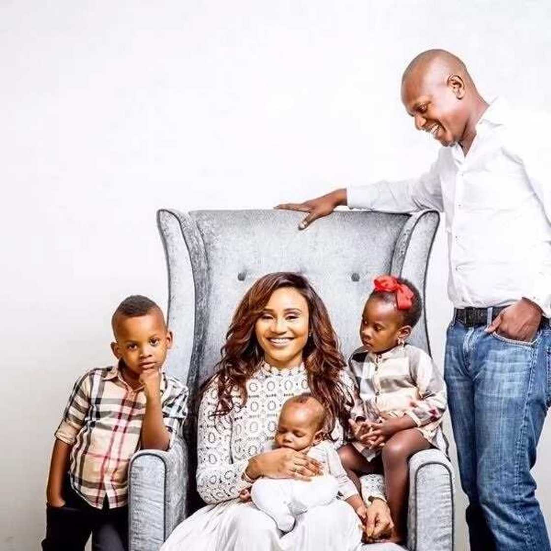 Abisola and family Abisola and family