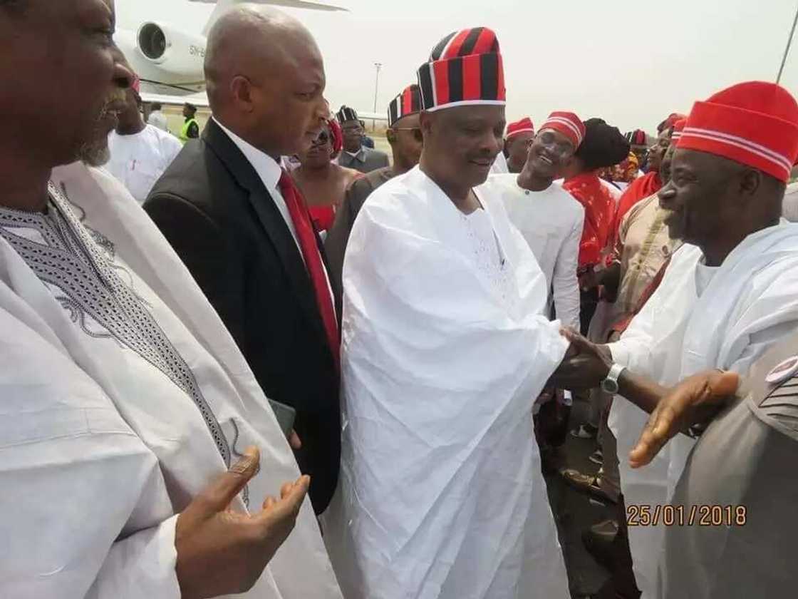 Sanata Kwankwaso ya ziyarci jihar Benue (hotuna)