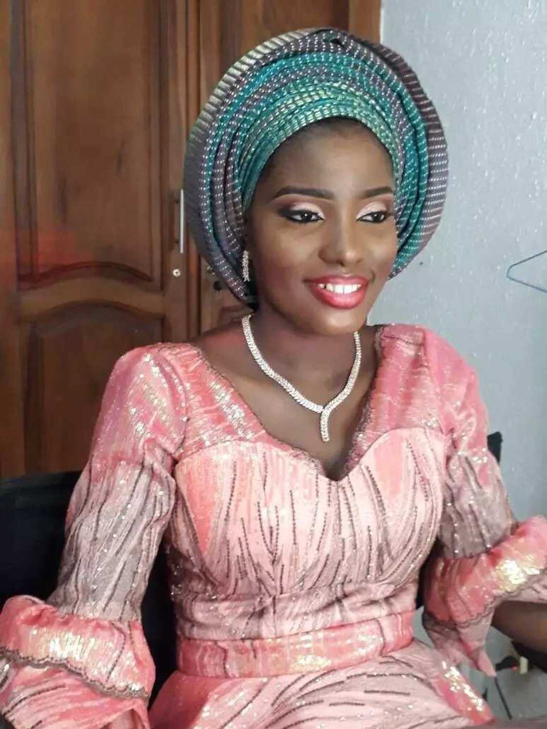 Mint green and peach Aso Ebi 6 Mint green and peach Aso Ebi 6
