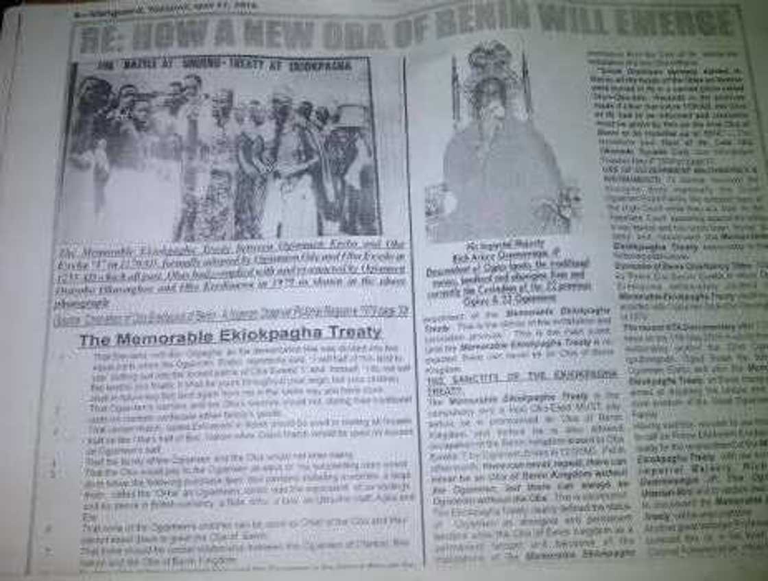 Family of late Oba of Benin are tenants in the kingdom? Family of late Oba of Benin are tenants in the kingdom?