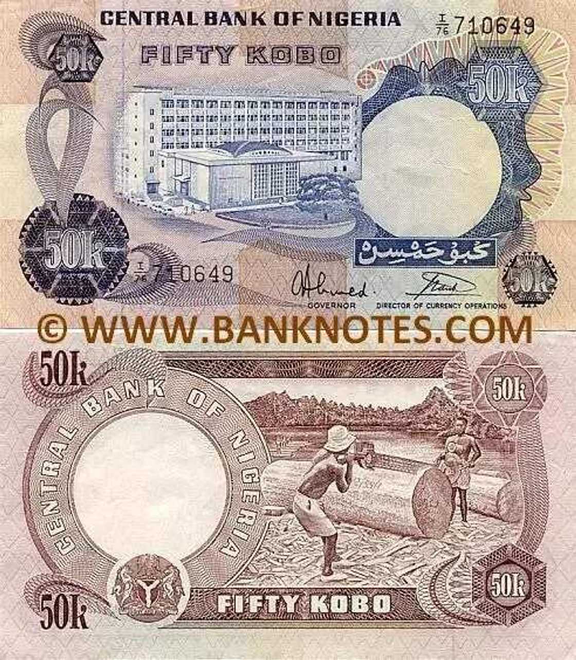 Checkout Nigerian currency from past to present