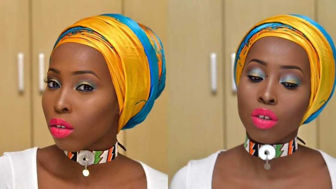 Turban gele Turban gele