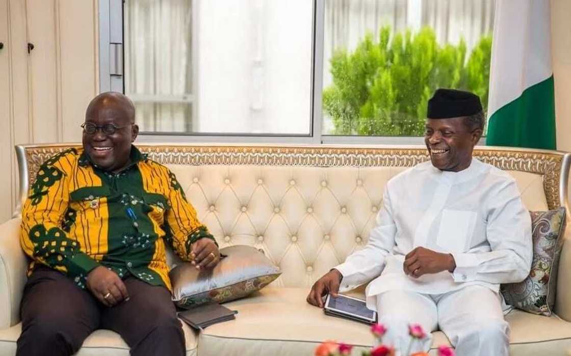 Osinbajo receives Ghana’s President Nana Akufo-Addo in Abuja Osinbajo receives Ghana’s President Nana Akufo-Addo in Abuja
