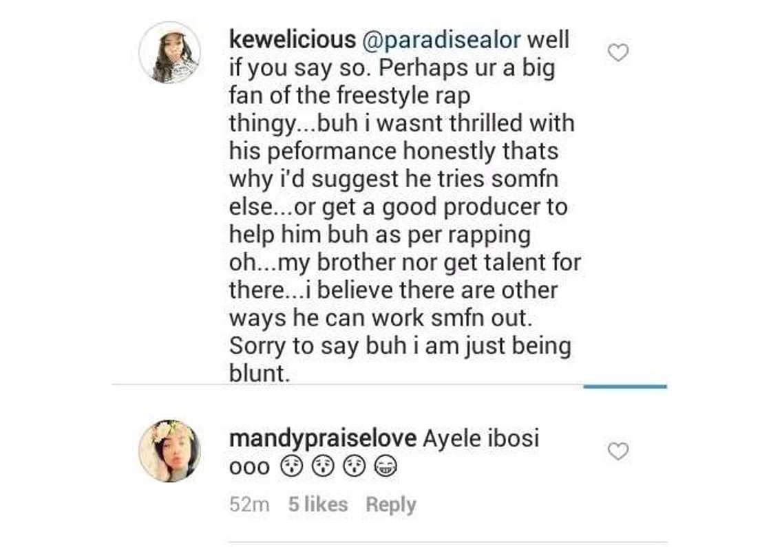 Rap is not your calling - Nigerians tell BBNaija winner Efe Rap is not your calling - Nigerians tell BBNaija winner Efe