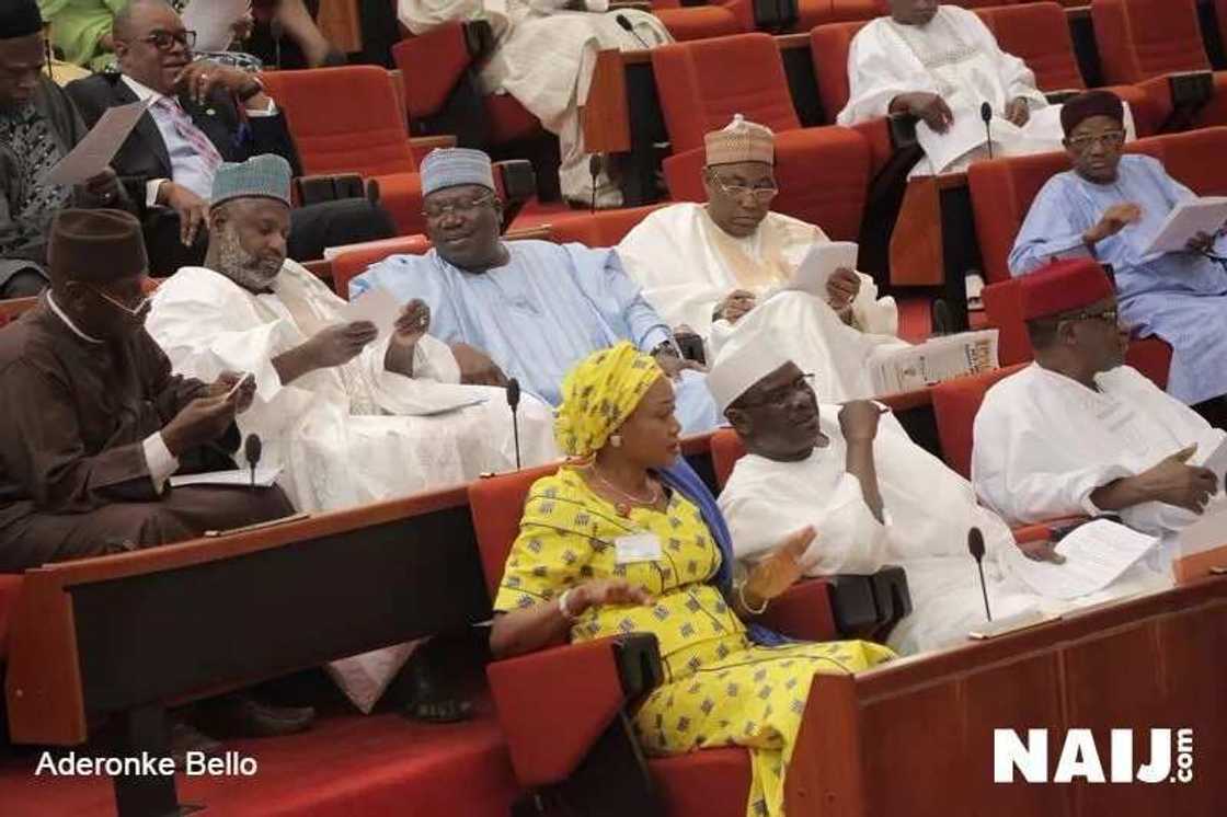 PHOTOS: Tinubu’s Wife ‘Takes Over’ Ekweremadu's Seat