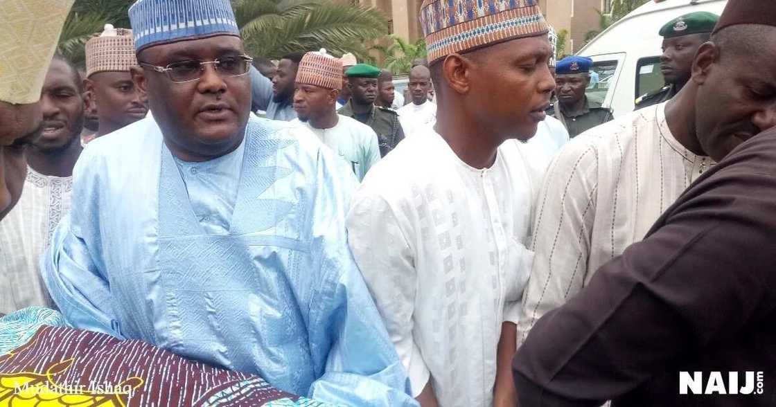 An binne kakakin Gwamna Tambuwal, Imam Imam a Abuja (hotuna)