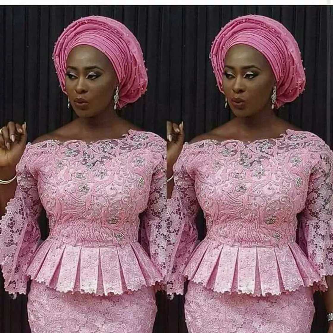 Nigerian lace blouses hotsell