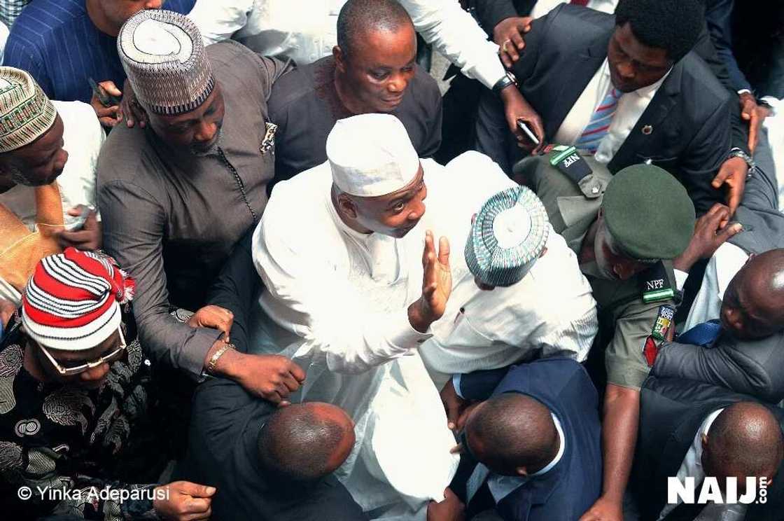 Senators who followed Saraki, others to court today (photos) Senators who followed Saraki, others to court today (photos)