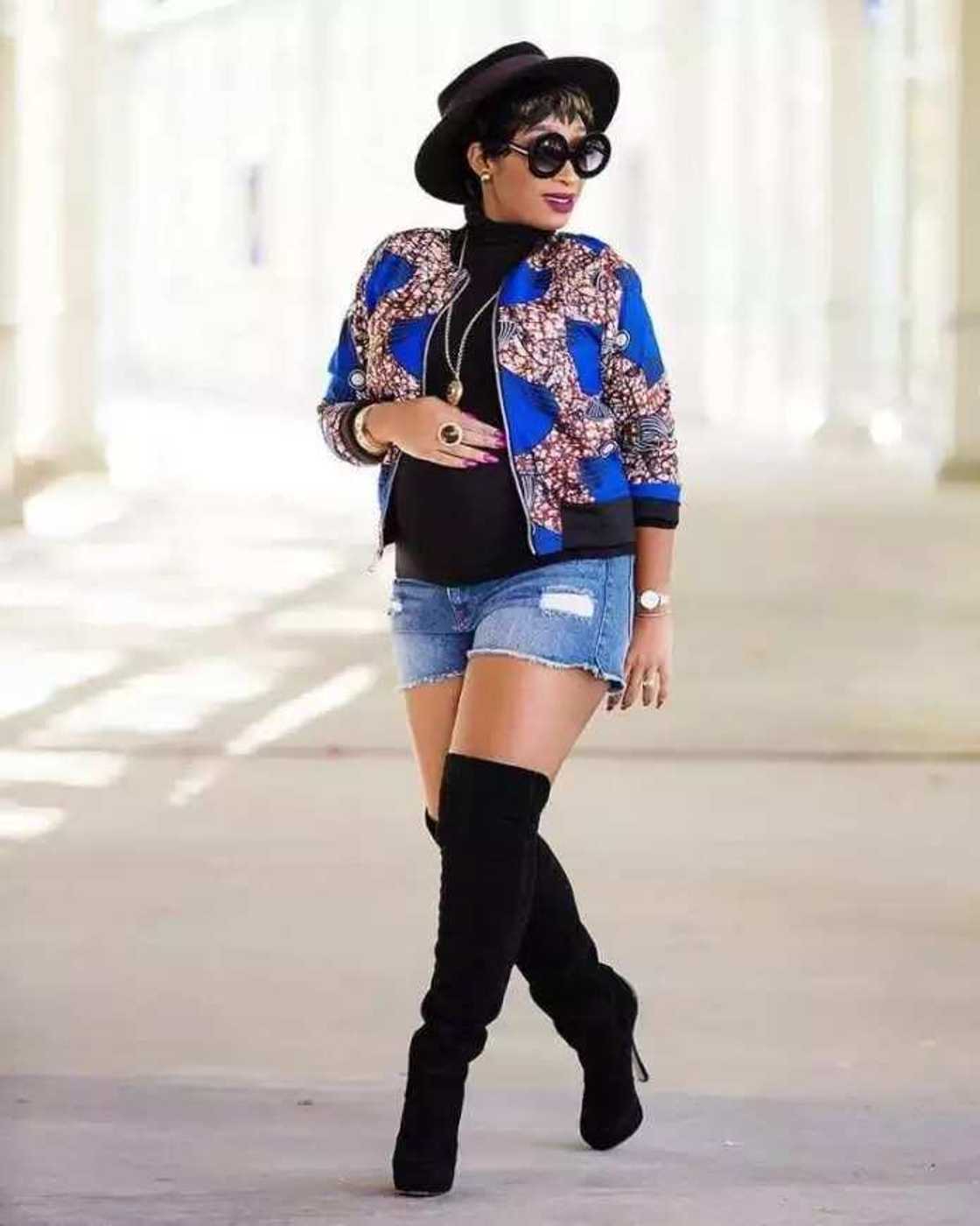 Ankara maternity jacket style Ankara maternity jacket style