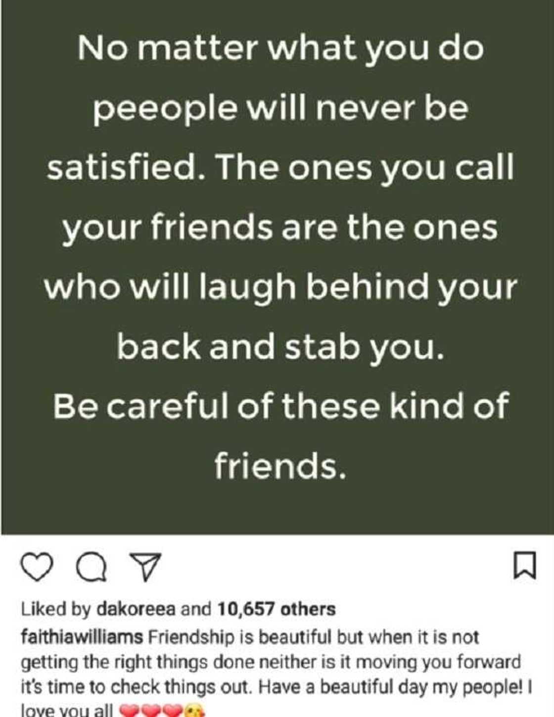 Actress Dayo Musa calls out Fathia Balogun on social media Actress Dayo Musa calls out Fathia Balogun on social media