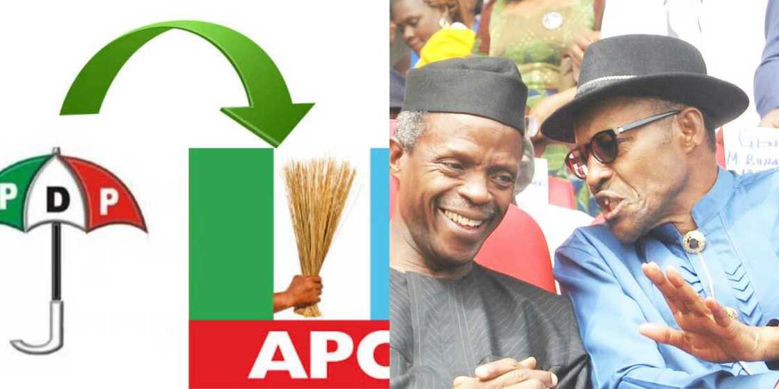 Three Ex-LGA chairmen, others dump PDP for APC in Akwa Ibom Three Ex-LGA chairmen, others dump PDP for APC in Akwa Ibom