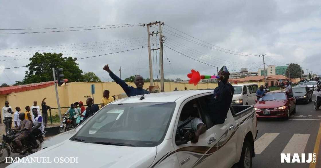 Jubilation in Ekiti after Fayemi wins gubernatorial election (photos) Jubilation in Ekiti after Fayemi wins gubernatorial election (photos)