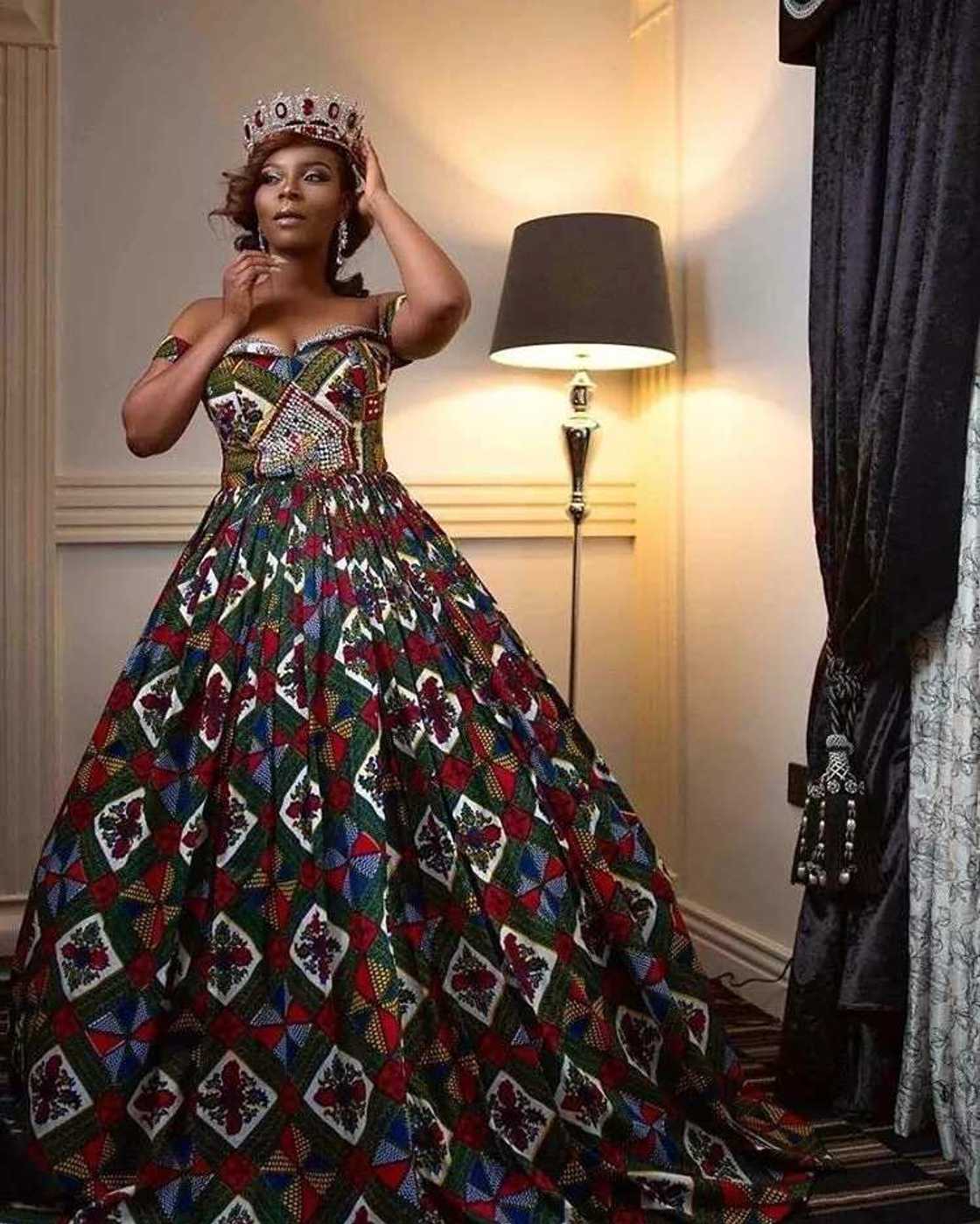 Ankara evening gown