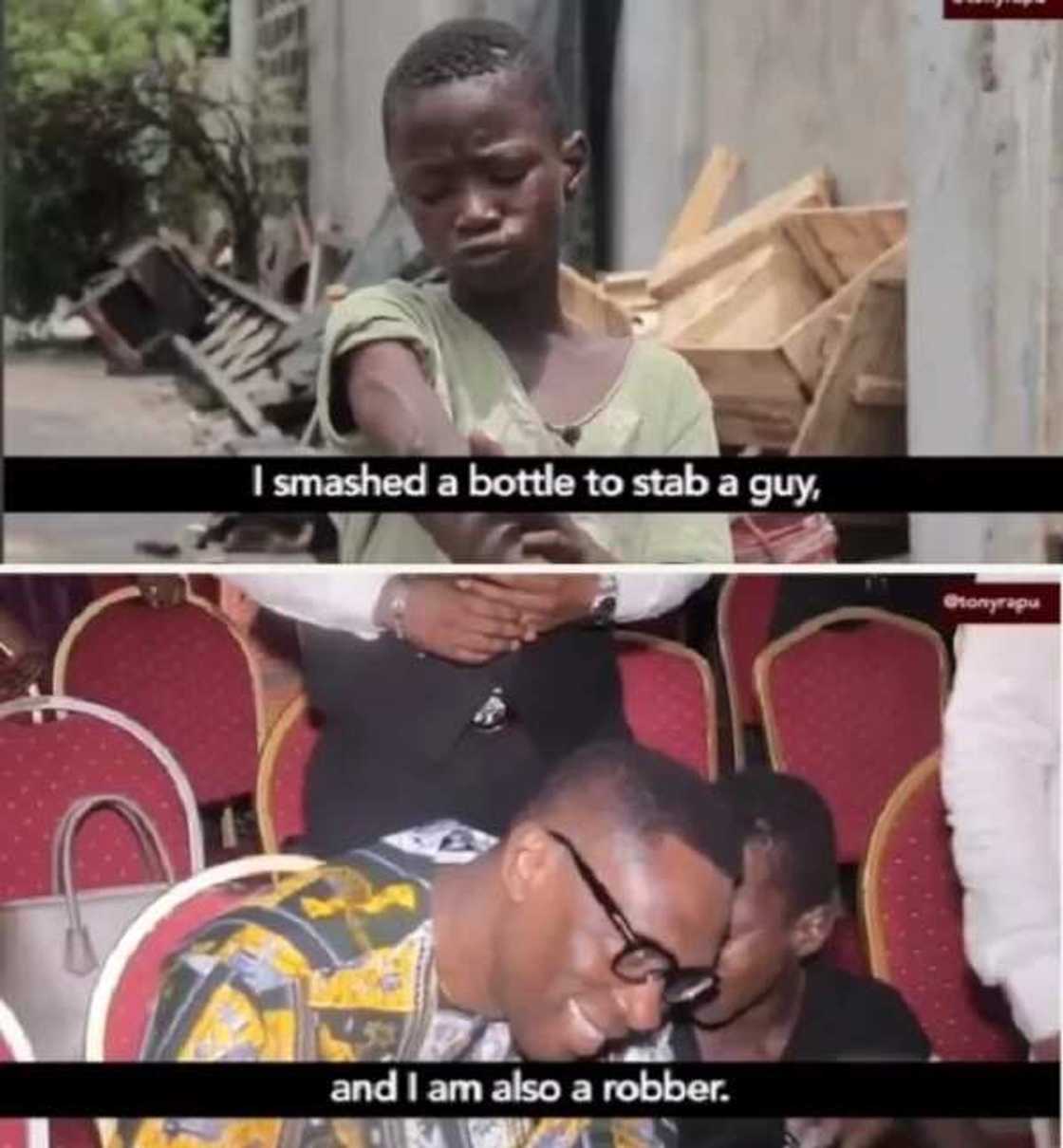 11-year-old boy who belongs to Eiye confraternity makes shocking revelation (Photos/Video) 11-year-old boy who belongs to Eiye confraternity makes shocking revelation (Photos/Video)