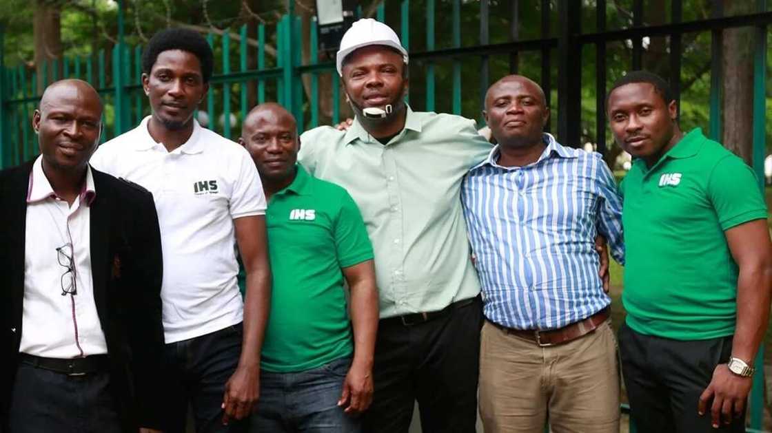 IHS Tower staffs IHS Tower staffs