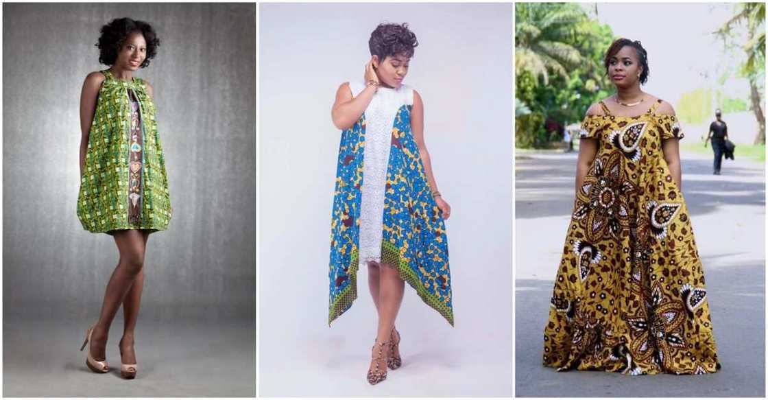 Maternity gowns sewn with Ankara in Nigeria 2018