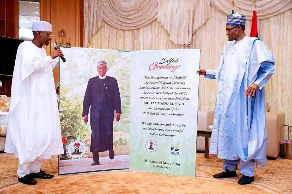 Hotuna: Shugaba Buhari ya halarci Sallar Idi a Abuja