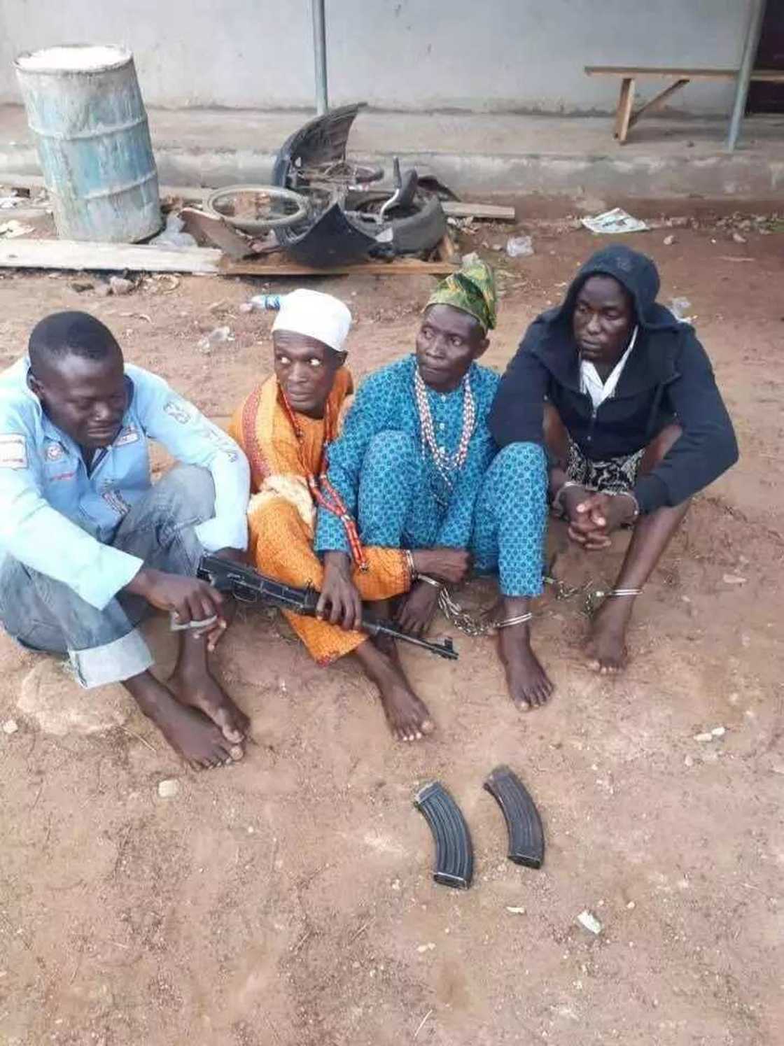 The suspects. Photo source: Abba Kyari The suspects. Photo source: Abba Kyari