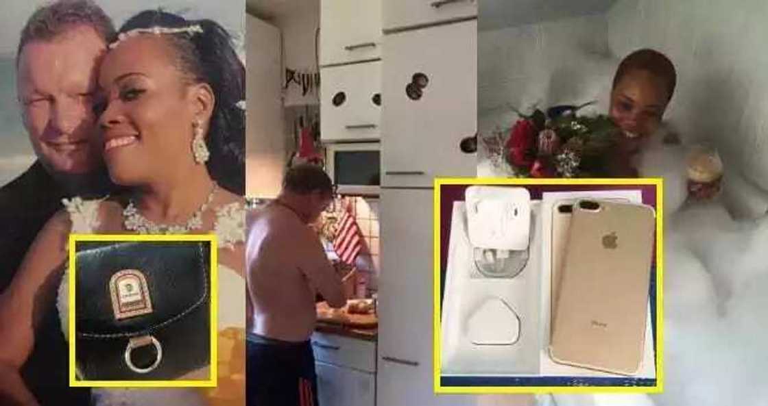 Tsohuwar yar aiki ta za mai jin dadi, bayan ta auri wani bature Tsohuwar yar aiki ta za mai jin dadi, bayan ta auri wani bature