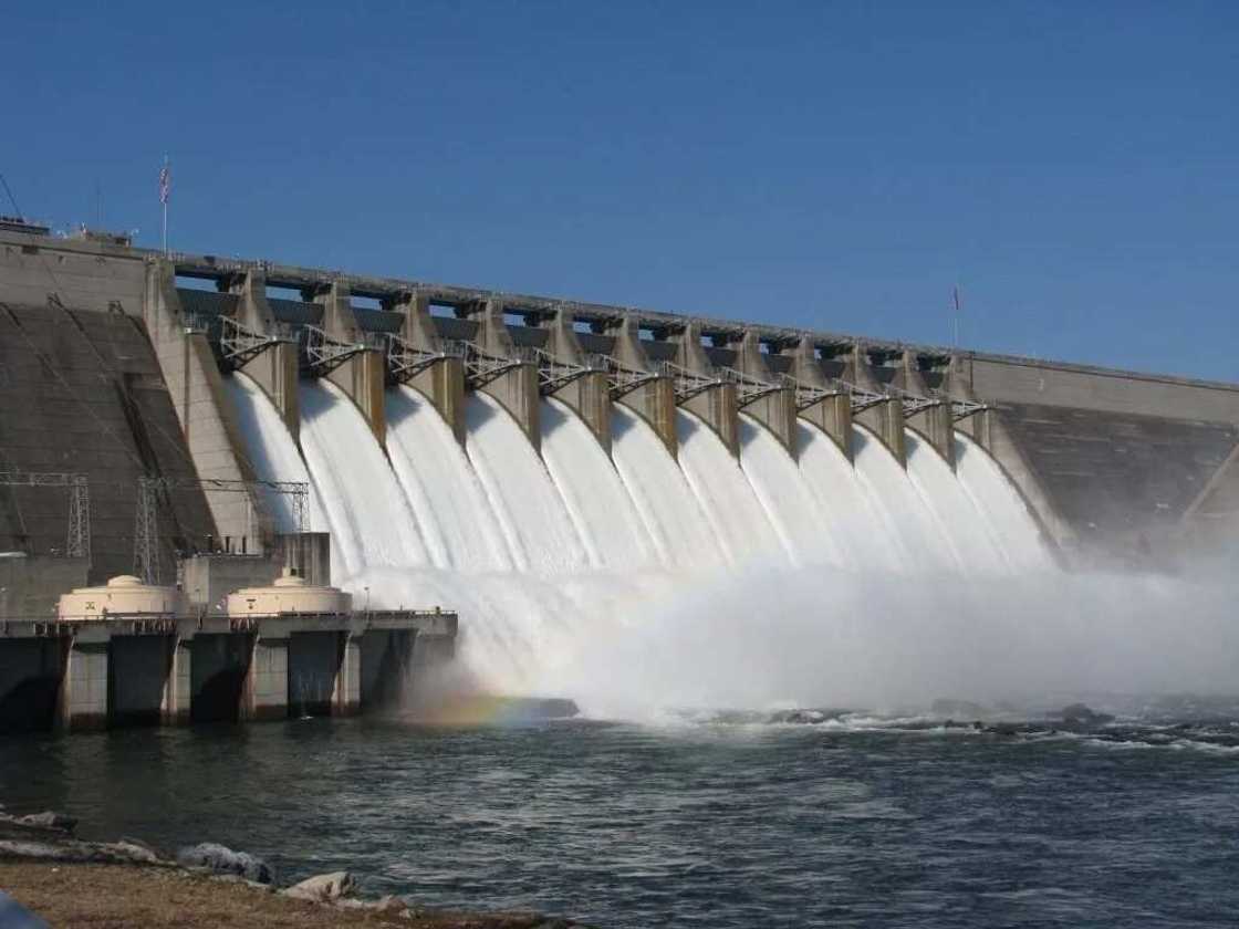 Kainji Dam location in Nigeria