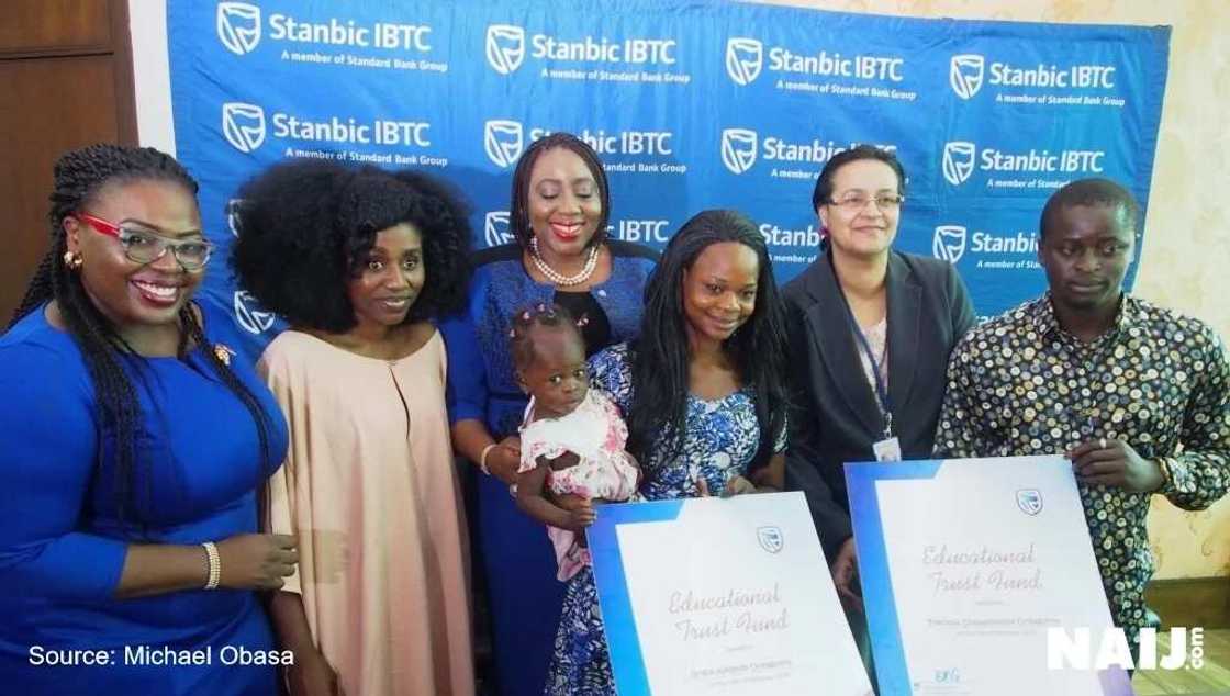 Exclusive: Stanbic IBTC gives Olajumoke's children scholarships Exclusive: Stanbic IBTC gives Olajumoke's children scholarships