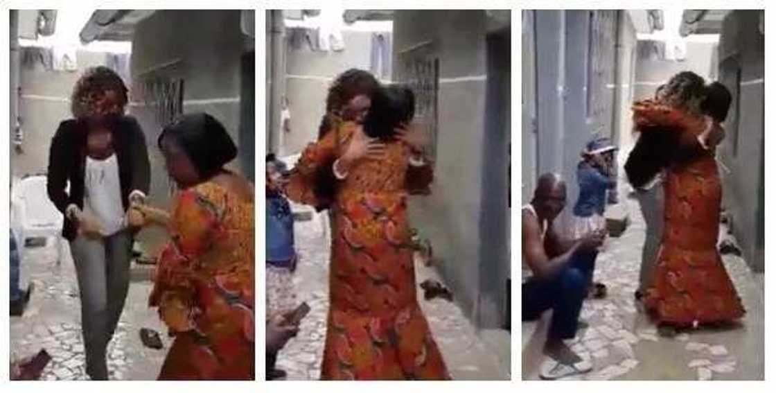 Touching! Lady returns home after 14 years in Italy, surprising her mother (video) Touching! Lady returns home after 14 years in Italy, surprising her mother (video)
